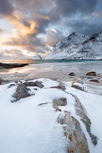 Haukland beach Lofoten Norvège - Nicolas Rottiers photographe paysage